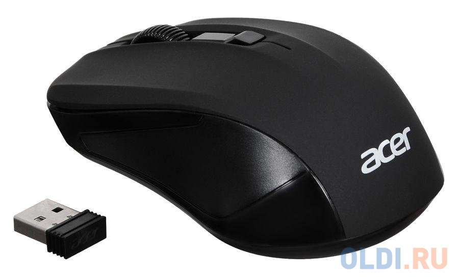 Мышь Acer OMR010 черный оптическая (1200dpi) беспроводная USB (2but) фото