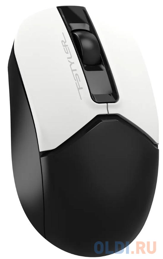 Мышь беспроводная A4TECH FG12 Panda чёрный белый USB + радиоканал фото