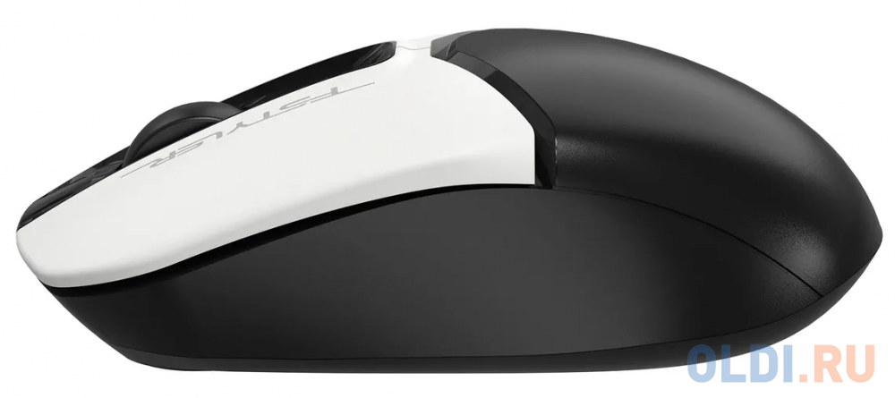 Мышь беспроводная A4TECH FG12 Panda чёрный белый USB + радиоканал фото