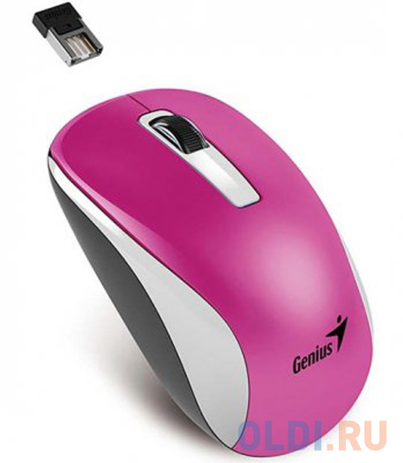 

Мышь беспроводная Genius NX-7010 розовый USB + радиоканал