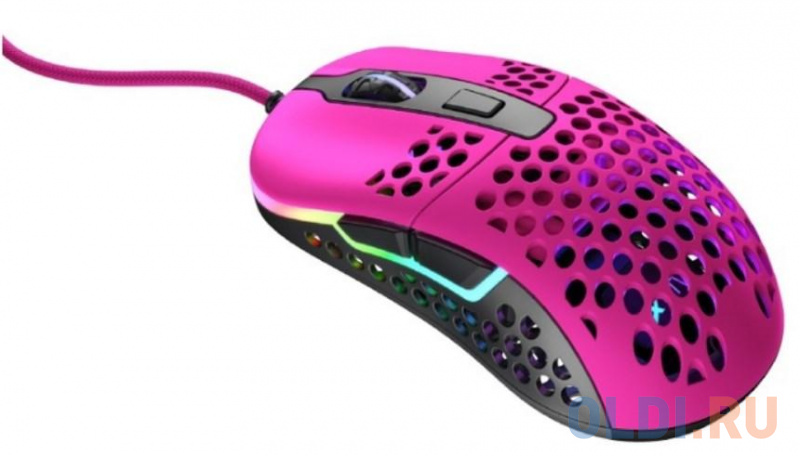 

Мышь проводная Xtrfy M42 розовый USB