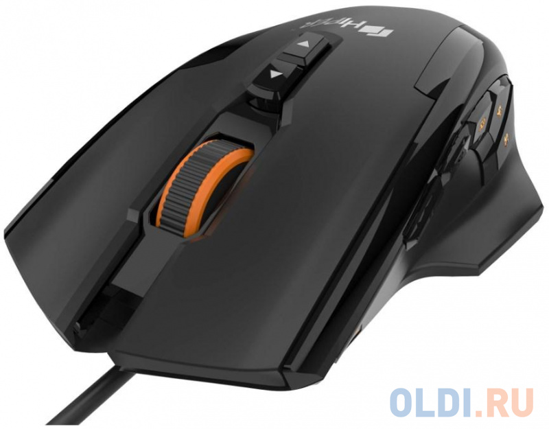 

Игровая мышь HIPER SOLATRIS чёрная (USB, 12 кнопок, 10800 dpi, PMW3366, OMRON, RGB подсветка, регулировка веса), Чёрный