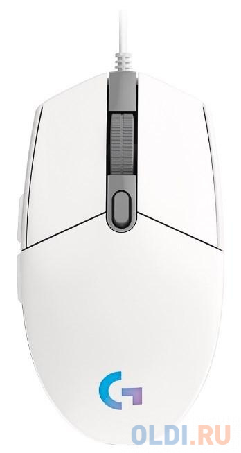 

Мышь проводная Logitech G203 LIGHTSYNC белый USB 910-005797