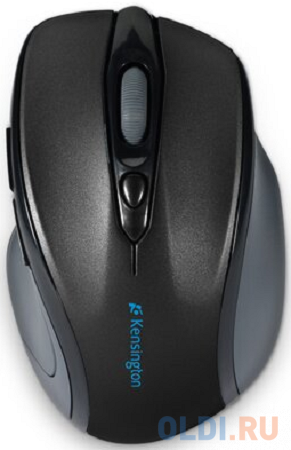 

Мышь Kensington Pro Fit беспроводная, среднего размера, чёрная, Черный