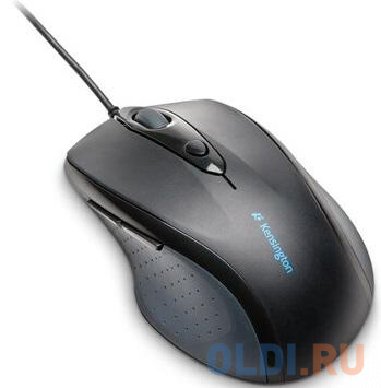 

Мышь Kensington Pro Fit проводная, полноразмерная, чёрная, Черный