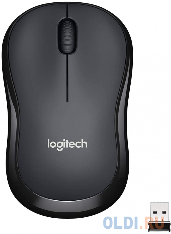 Мышь беспроводная Logitech M221 SILENT чёрный USB 910-006510 мышка usb optical m110 silent red 910 005501 logitech