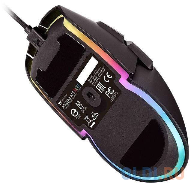 Argent M5 Gaming Mouse (524940) {20}, цвет черный, размер 128 х 64 х 37 мм Argent M5 Gaming Mouse (524940) Argent M5 Gaming Mouse (524940) Pixart 3389 - фото 4