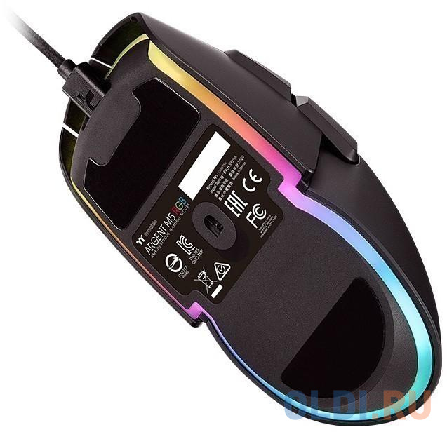 Мышь проводная Thermaltake Argent M5 Gaming Mouse (524940) чёрный USB GMO-TMF-WDOOBK-01 Мышь проводная Thermaltake Argent M5 Gaming Mouse (524940) чёрный USB GMO-TMF-WDOOBK-01 фото