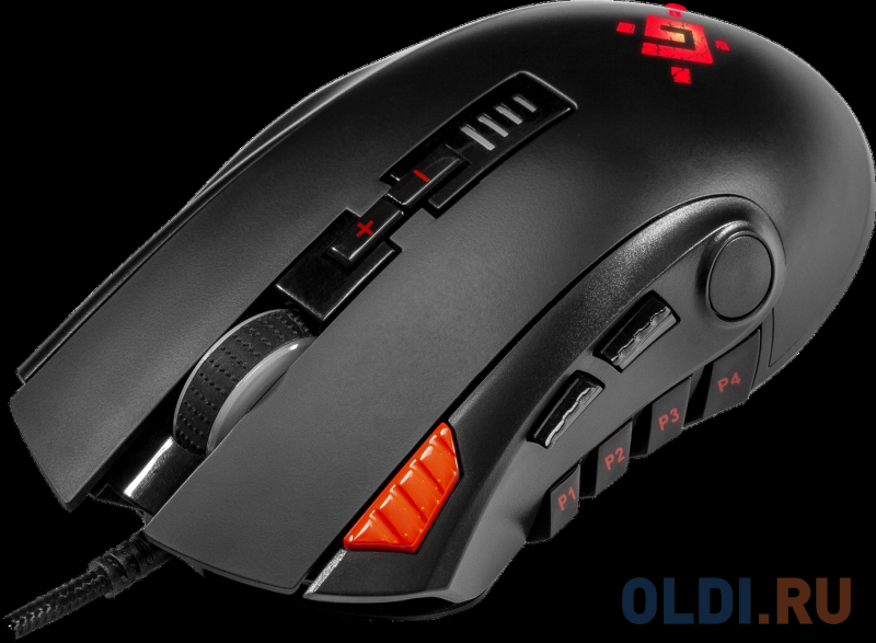 Мышь проводная Defender GM-917 чёрный USB фото