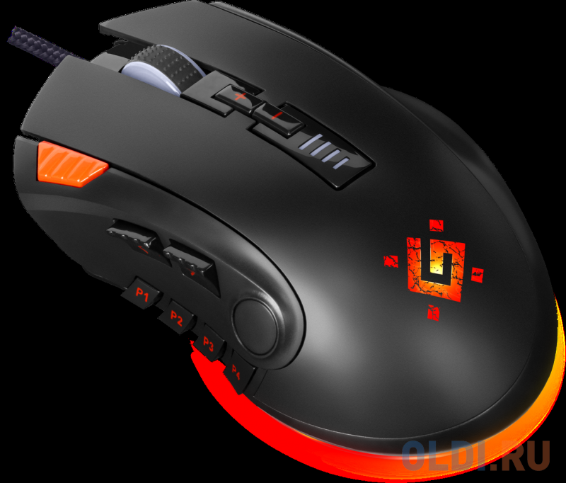 Мышь проводная Defender GM-917 чёрный USB фото