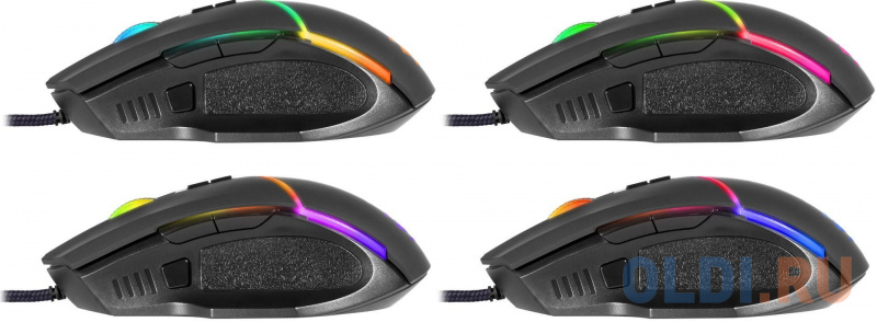 Мышь проводная Defender GM-880L чёрный USB фото