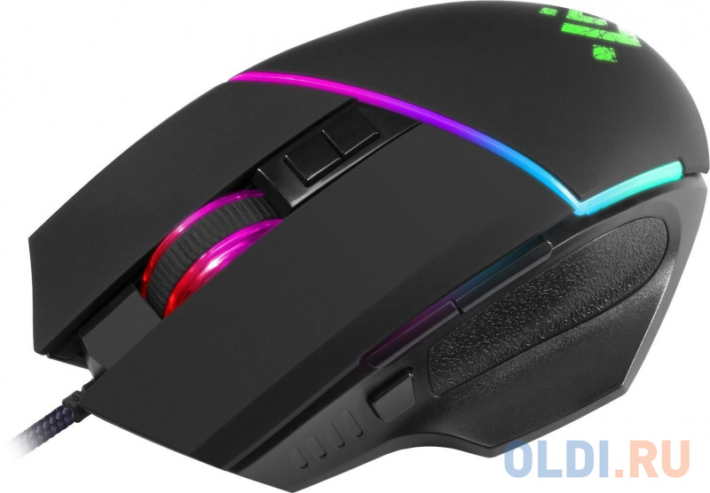 Мышь проводная Defender GM-880L чёрный USB фото