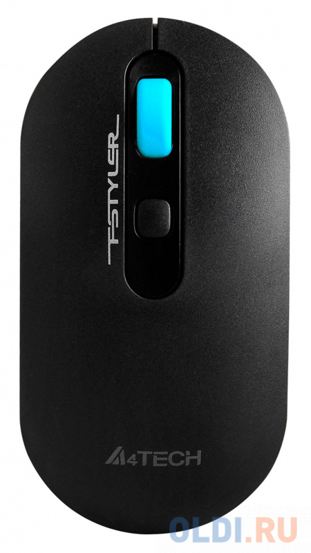 

Мышь беспроводная A4TECH Fstyler FG20 синий чёрный USB + радиоканал