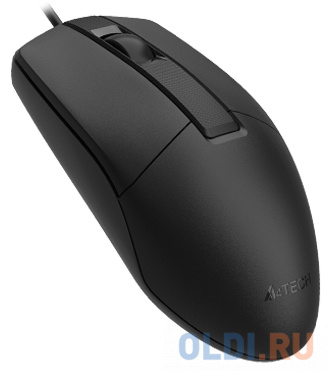 Мышь проводная A4TECH OP-330 чёрный USB фото