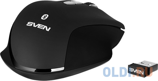 Мышь беспроводная Sven RX-590SW чёрный USB + Bluetooth фото