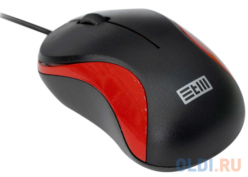 

Мышь проводная STM 104CR чёрный красный USB