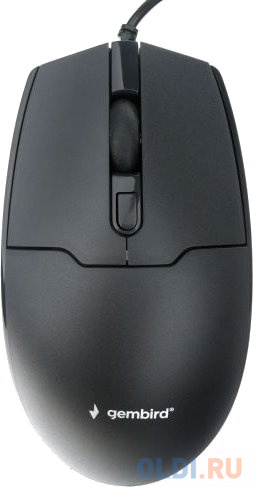 Мышь проводная Gembird MOP-430 чёрный USB