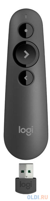 Презентер Logitech R500s LASER PRESENTATION REMOTE графитовый Bluetooth 910-005843, размер 123.6 х 36.6 х 24.7 мм - фото 4