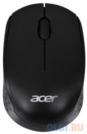 Мышь беспроводная Acer OMR020 Wireless 2.4G Mouse чёрный USB + радиоканал беспроводная мышь sven rx 300 wireless черная blueled 3 1 колесо прокрутки 600 1000 dpi симметричная