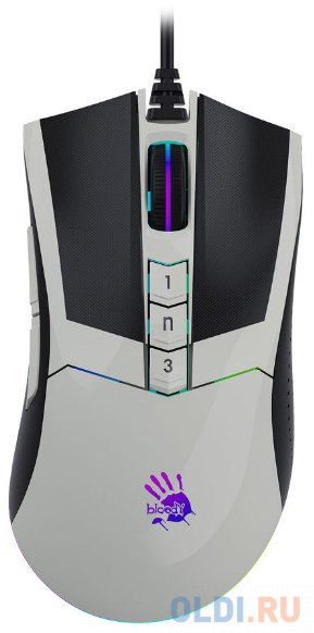 Мышь проводная A4TECH Bloody W90 Max чёрный белый USB фото