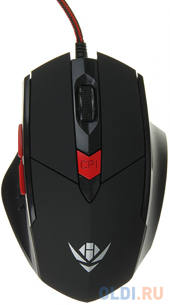 Мышь проводная Nakatomi MOG-11U чёрный USB фото