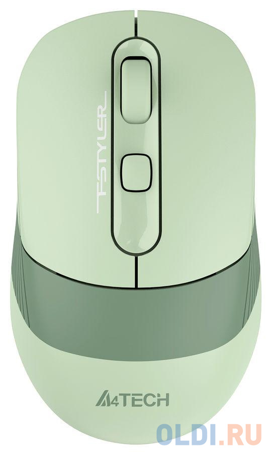 Мышь беспроводная A4TECH Fstyler FB10C зелёный USB + радиоканал, цвет зеленый - фото 3