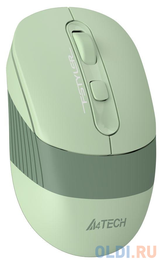 Мышь беспроводная A4TECH Fstyler FB10C зелёный USB + радиоканал, цвет зеленый - фото 2