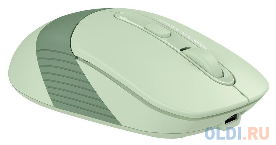 Мышь беспроводная A4TECH Fstyler FB10C зелёный USB + радиоканал, цвет зеленый - фото 5
