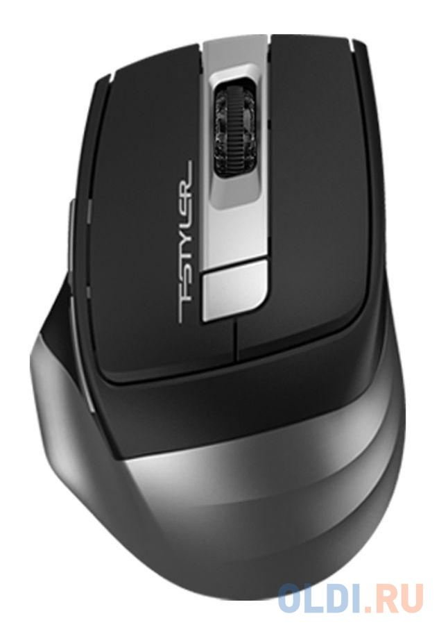 Фото - Мышь беспроводная A4TECH Fstyler FB35C серый чёрный USB + Bluetooth компьютерная мышь a4tech fstyler fg10s белый серый