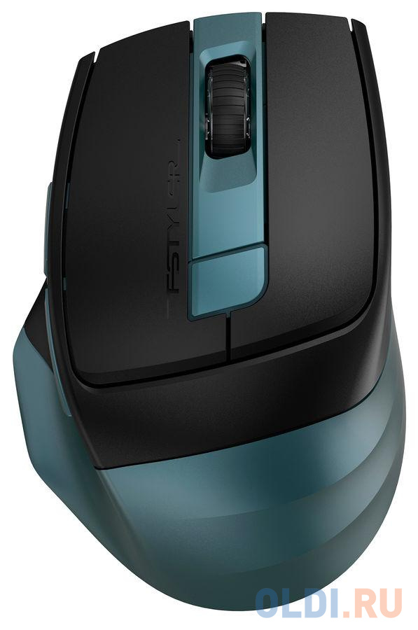 Мышь беспроводная A4TECH Fstyler FB35C зелёный чёрный USB + Bluetooth мышь беспроводная microsoft чёрный bluetooth