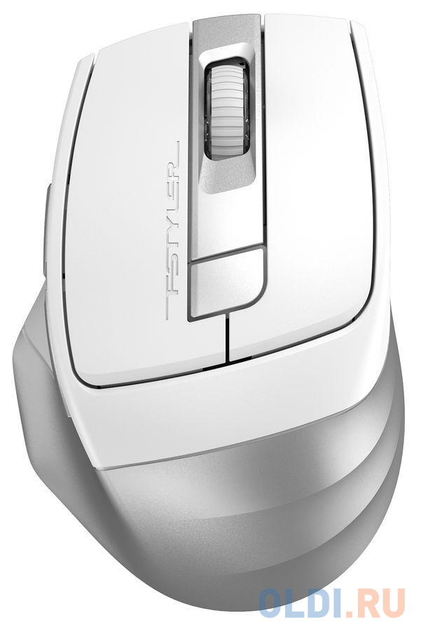 Мышь беспроводная A4TECH Fstyler FB35C белый USB + Bluetooth клавиатура мышь a4tech fstyler fg1012 клав белый мышь белый usb беспроводная multimedia