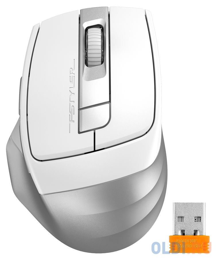 Мышь беспроводная A4TECH Fstyler FB35C белый USB + Bluetooth фото
