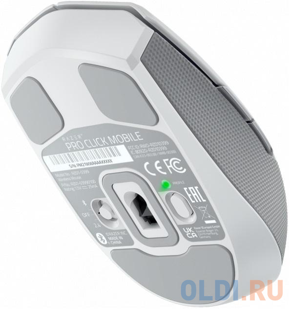 Razer Pro Click Mini - Wireless Productivity Mouse, цвет белый/серый - фото 5