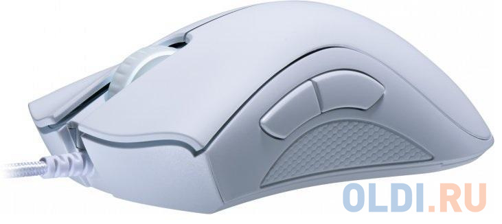 Razer DeathAdder Essential - White Ed. Gaming Mouse 5btn, цвет белый - фото 3