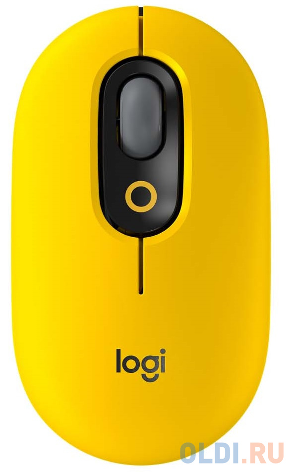 Мышь беспроводная Logitech POP Mouse Blast жёлтый USB + Bluetooth 910-006546 мышь беспроводная xiaomi dual mode wireless mouse silent edition белый usb радиоканал