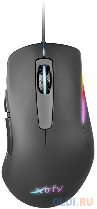Мышь проводная Xtrfy M1 чёрный USB, цвет черный Pixart PMW3330 - фото 1