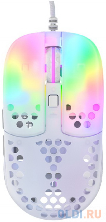 Мышь проводная Xtrfy MZ1 белый USB фото
