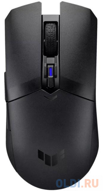 Игровая беспроводная мышь ASUS TUF M4 WL (6 кнопок, 12000 dpi, USB, 2.4GHz, Bluetooth, AAA-to-AA, 90MP02F0-BMUA00), цвет черный, размер 40*64*126 мм - фото 1