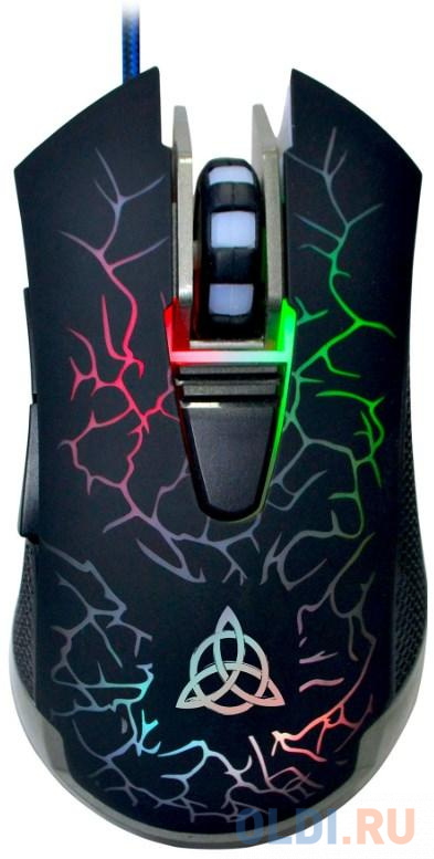 

Мышь Оклик 719G UNDERWORLD черный оптическая (3600dpi) USB (6but), Чёрный