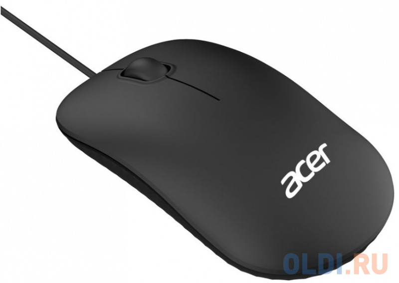 Мышь Acer OMW122 черный оптическая (1200dpi) USB (3but) фото