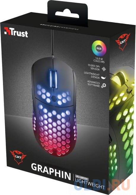 Мышь проводная TRUST GXT960 чёрный USB фото