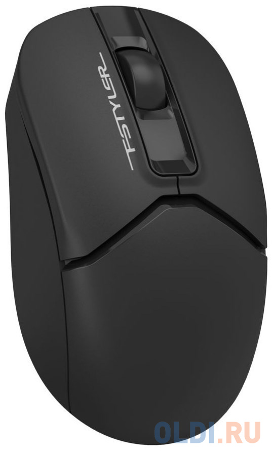 Мышь A4Tech Fstyler FB12 черный оптическая (1200dpi) беспроводная BT/Radio USB (3but) фото