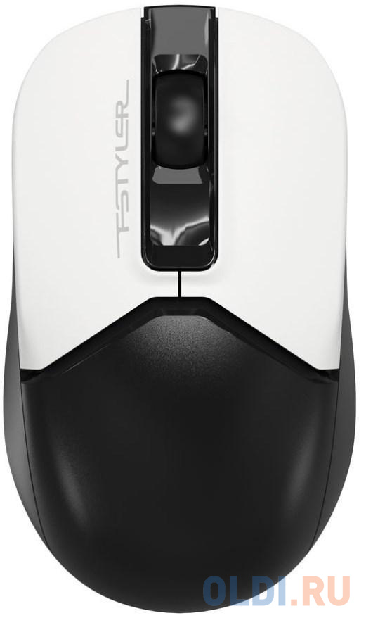 Мышь беспроводная A4TECH Fstyler FB12 чёрный белый Bluetooth утюг braun si7149wb 2900вт белый чёрный