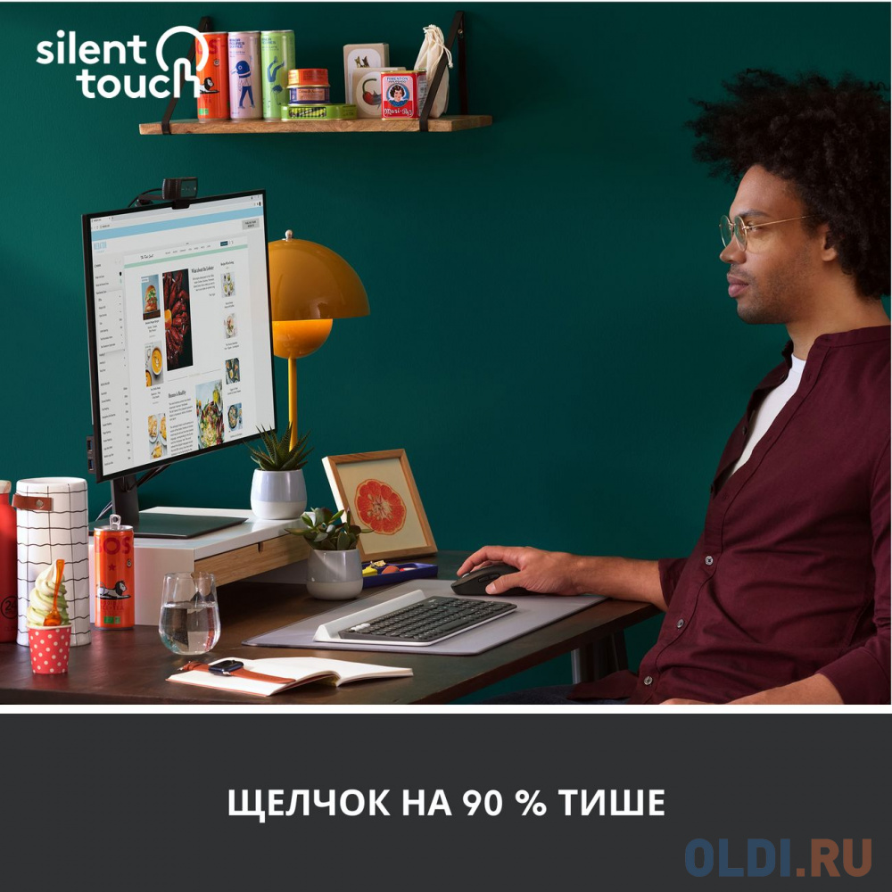 Мышь беспроводная Logitech Signature M650 графитовый USB + Bluetooth 910-006253 фото