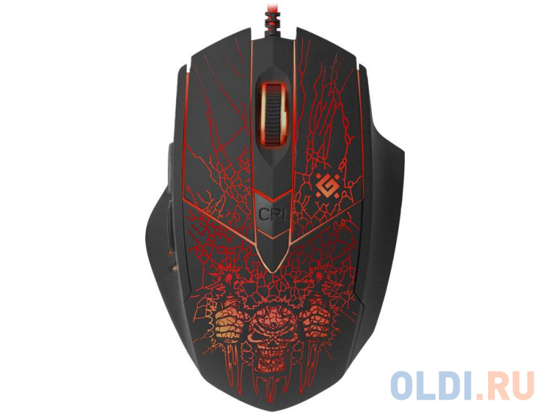 

Проводная игровая мышь Doom Fighter GM-260L оптика,6кнопок,800-3200dpi DEFENDER