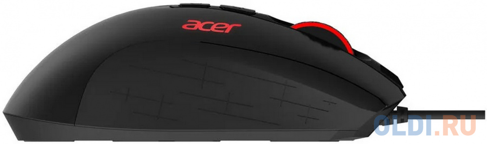 Мышь проводная Acer OMW124 чёрный USB, размер 123 х 74 х 43 мм - фото 2