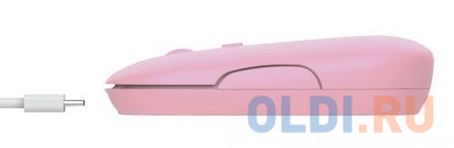 Мышь беспроводная TRUST 24125 розовый USB + радиоканал, размер 108х57х25 мм. - фото 3