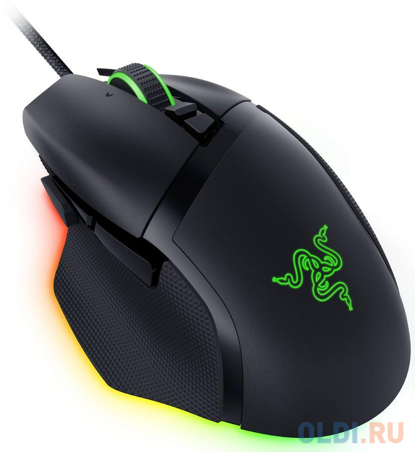 Razer Basilisk V3 - Ergonomic Wired Gaming Mouse, цвет чёрный, размер 130х60х42,5 мм. - фото 2