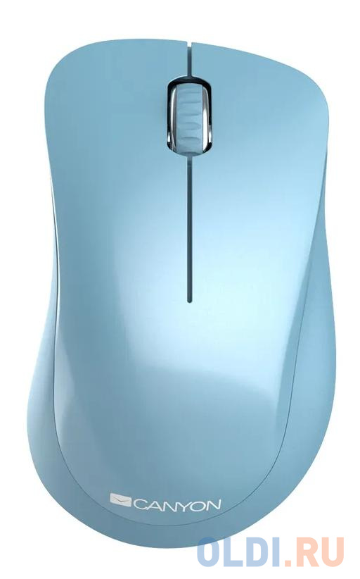 Canyon  2.4 GHz  Wireless mouse ,with 3 buttons, DPI 1200, Battery:AAA*2pcs  ,Blue67*109*38mm 0.063kg