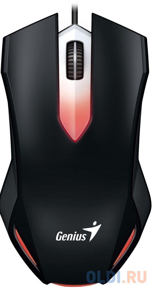 

Genius Gaming Mouse X-G200 ( Cable, Optical, 1000 DPI, 3bts, USB ) Black, Чёрный